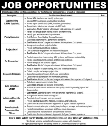 Child Protect And CBV Policies jobs 2025