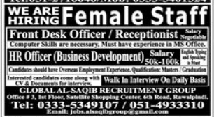 Global Al- Saqib ReCruttment Group Jobs 2025