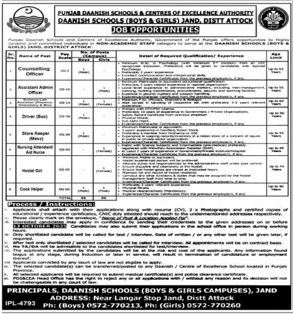Daanish  School jobs 2025