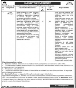 A public sector organization Jobs 2025