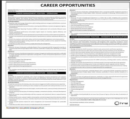 HRSI  Jobs 2025