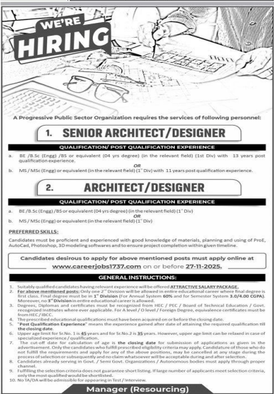 A progressive sector organization Jobs 2025