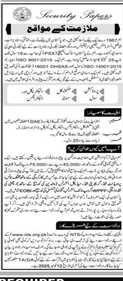 Fecurity paper jobs 2025