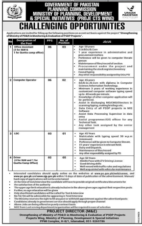 Ministry of planning ,development and special initiatives Jobs 2025