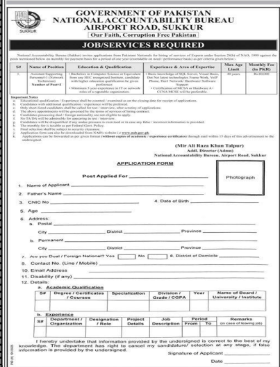 National accountability burew  Jobs 2025