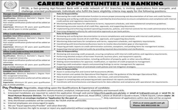 PPCBL Jobs 2025