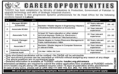 TUSDEC Jobs 2025