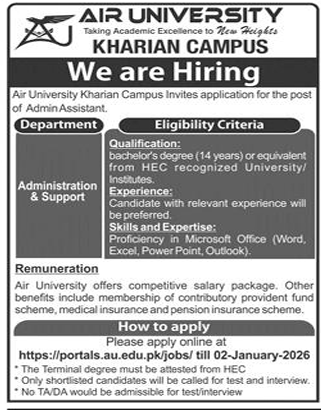 Air university Jobs 2025