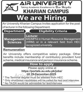 Air university  Jobs 2025