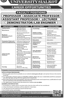 General head civil Jobs 2025