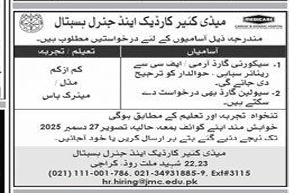 Medi care and general hospital Jobs 2025
