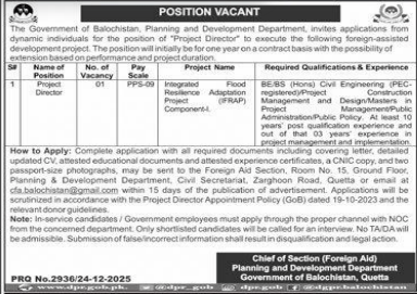 Planning and development department   Jobs 2025