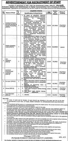 Punjab forest department Lahore jobs 2026