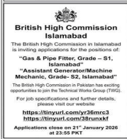 British high commission  Islamabad    jobs 2026