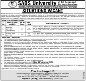 SABS UNIVERSITY JOBS 2026 - FindtheCareer
