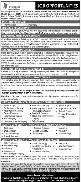 SHALAMAR   jobs 2026