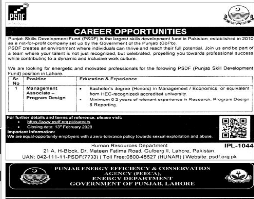 Punjab skills development – fund jobs 2026