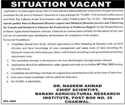 Punjab domiciled authority jobs 2026