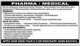 Pharma / Medical company  jobs 2026