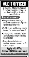 A leading manufacturing and retail company     Jobs 2026