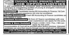 Civool steel jobs 2025