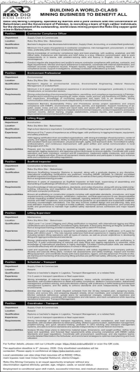 Reko diq mining company jobs 2025