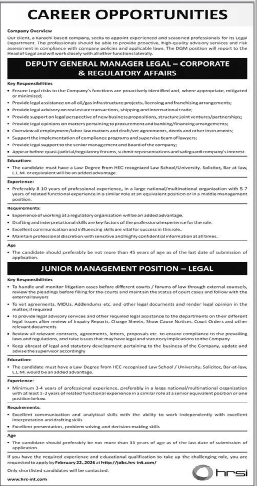 HRSI  Company  jobs 2026