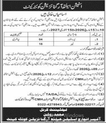 Station health organization jobs 2026