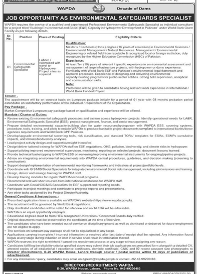 WAPDA  jobs 2026