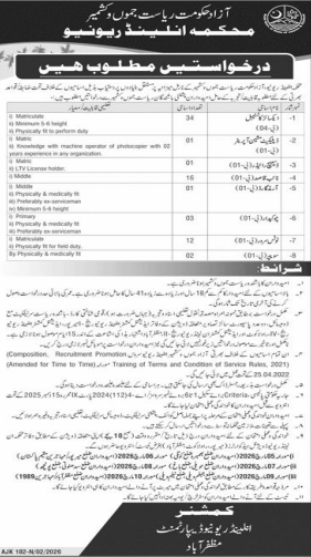 Department of Inland revenue jobs 2026