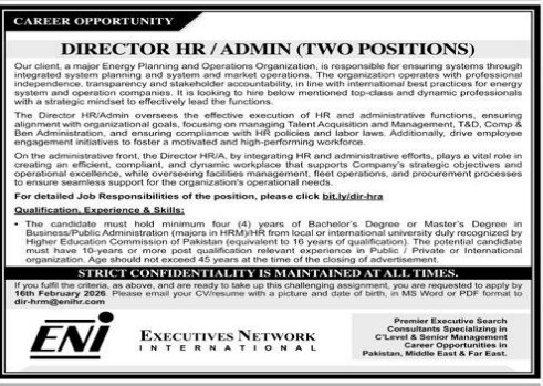 ENI ( executives network international )   Jobs 2026