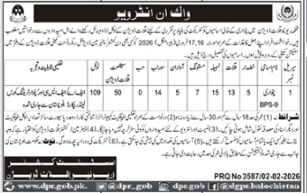 Department of cunion council kalat division jobs 2026
