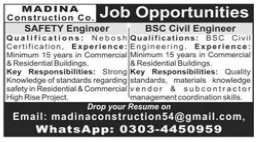 Madina construction company    jobs 2026