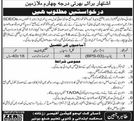 Department of elementary and secondary education jobs 2026