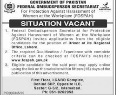 Federal ombudsperson secretariat  jobs 2026