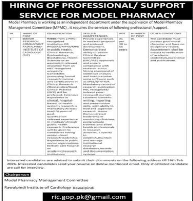 Model pharmacy jobs 2026