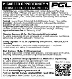 Parco guvnor limited company jobs 2026