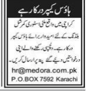 A  karachi multi story commercial company  Jobs 2025
