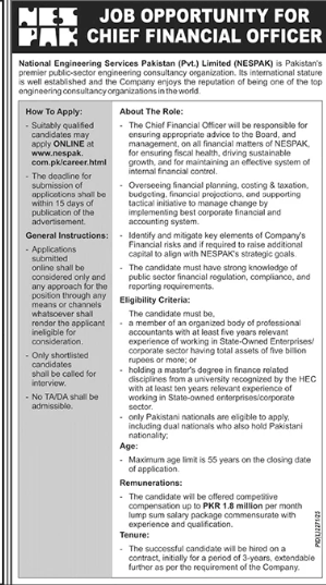National engineering services Pakistan limited jobs 2026