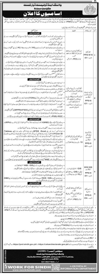 Government of Sindh planning and development department jobs 2026