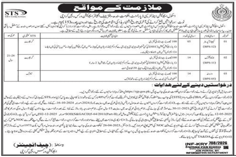 School education and literacy department jobs 2026