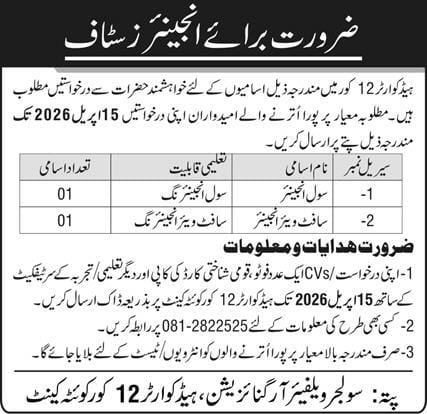 Head quarter 12 core jobs 2026