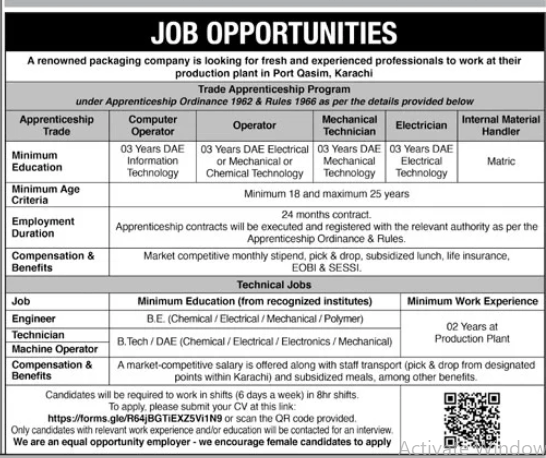A renowed packing company Jobs 2026