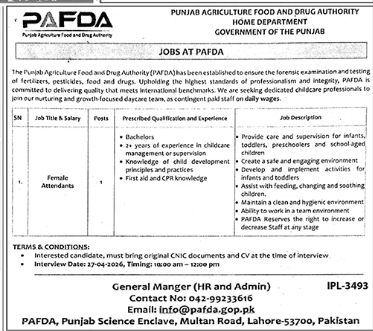 PAFDA Jobs 2026