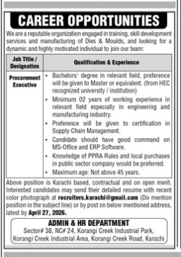 Admin and HR department Jobs 2026