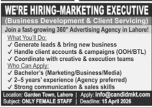 Business , development and client servicing  Jobs 2026