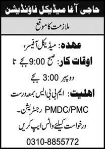 Hajji Agha medical foundation Jobs 2026
