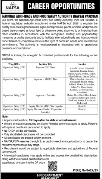 NAFSA  Jobs 2026
