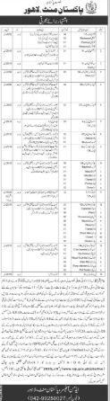Pakistan Mint , Lahore Jobs 2026