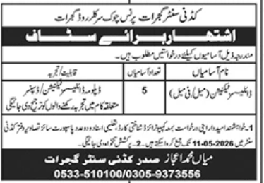 Gujrat kidney center Jobs 2026
